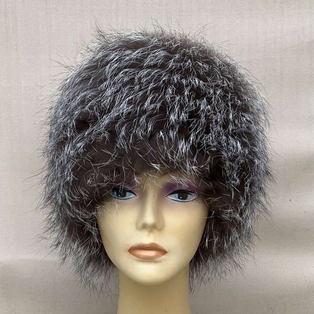 New real fur hat for women